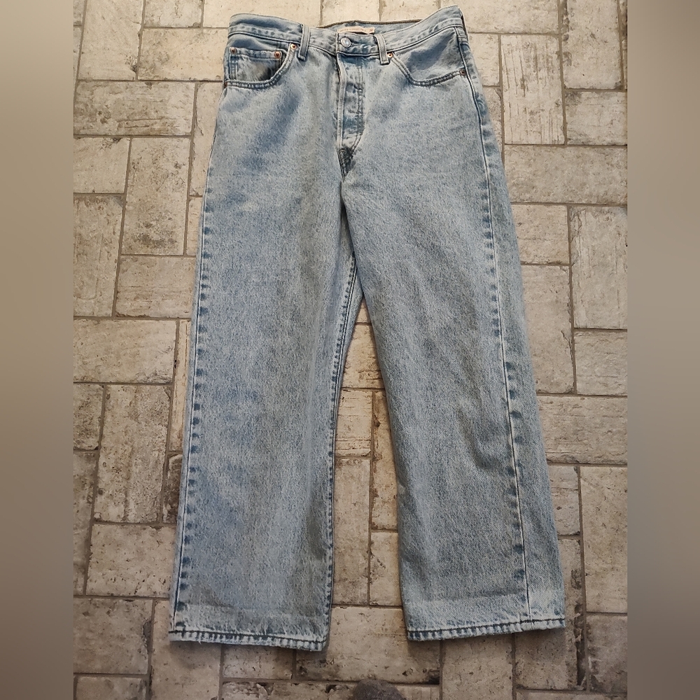 Levi's ribcage ankle straight jeans, size 30, like new